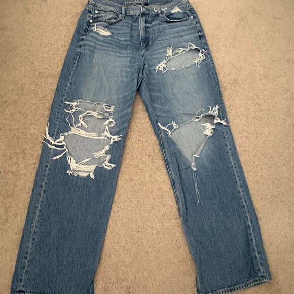 American Eagle Outfitters Women's Blue Jeans - Picture 3 of 6